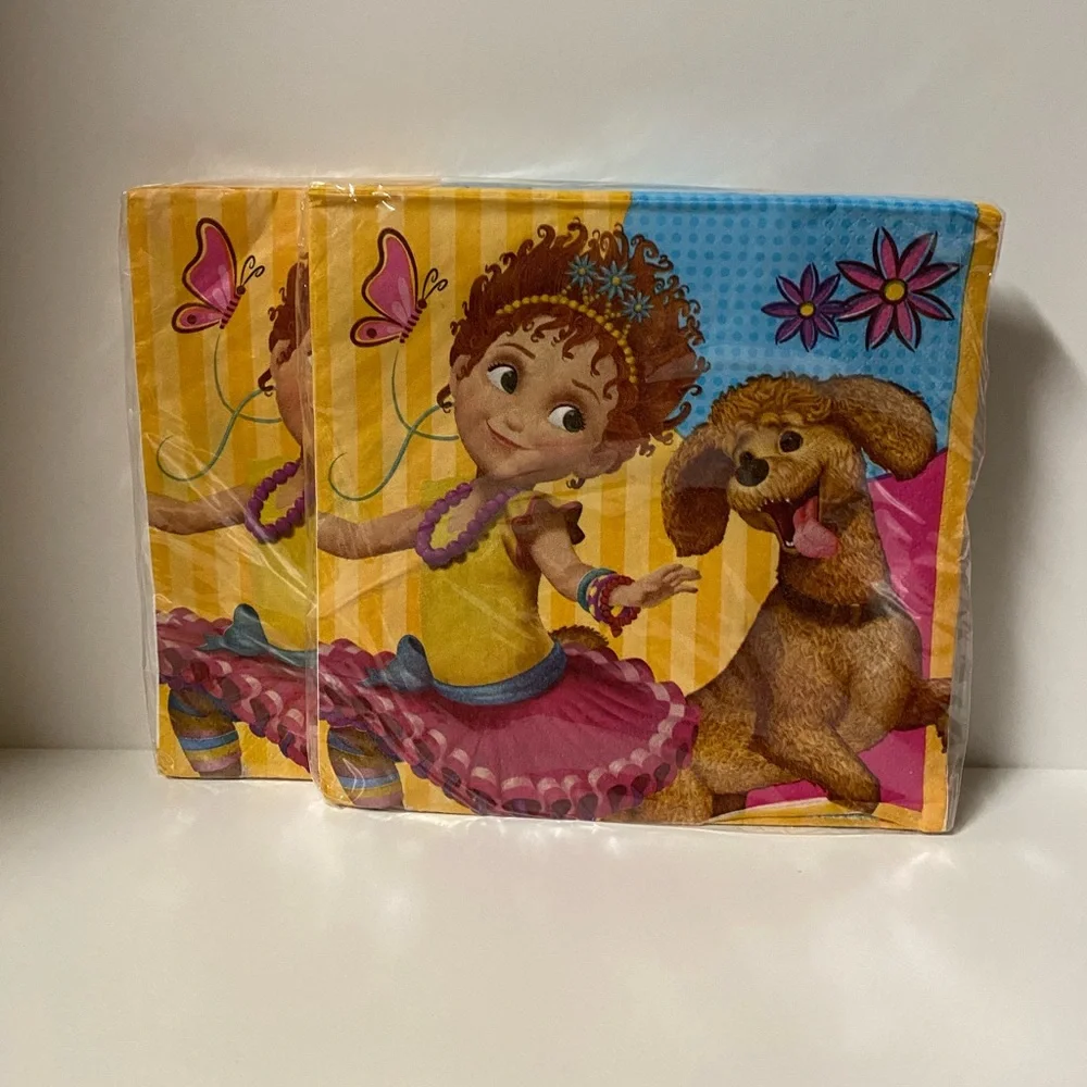 Fancy Nancy Disney Junior Unique Party Napkins Happy Birthday Bundle Set of 2